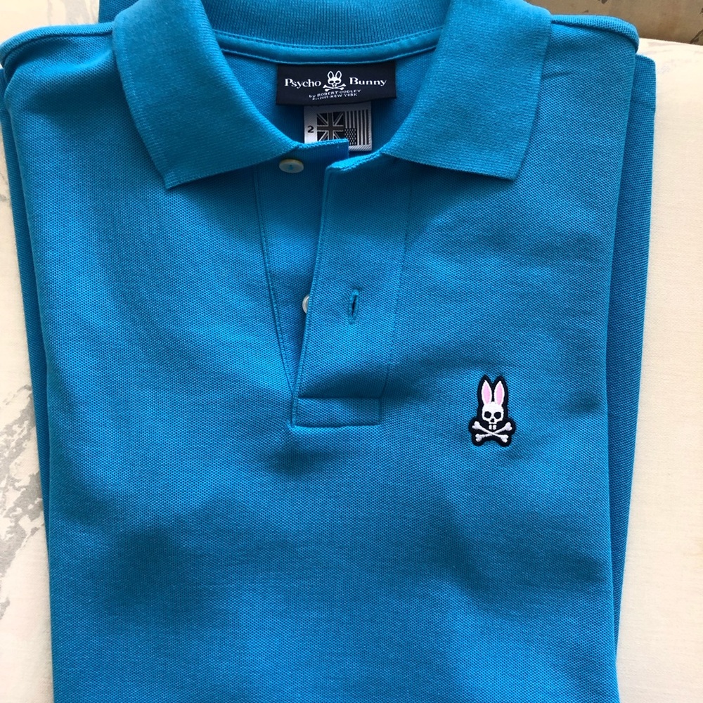 Psycho Bunny Blue Polo/ Size 2